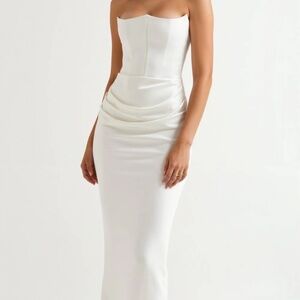 Fiorella Corset Maxi Dress - Rosa Mae